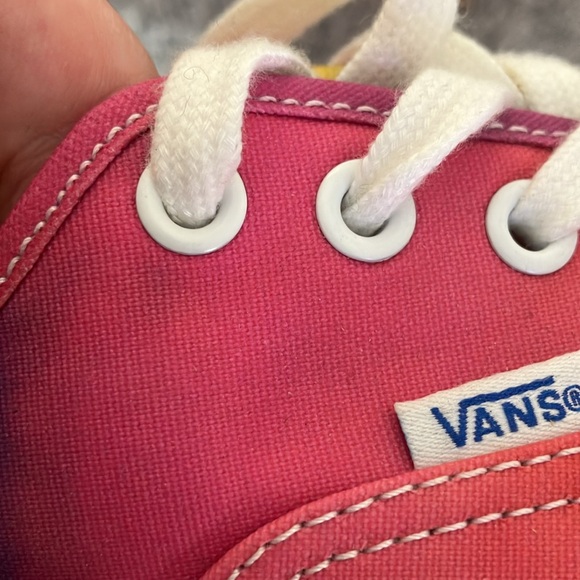 Vans Colorimetry Rainbow Tie-Dye Lace Up Low Top Skate Sneaker - Picture 3 of 7